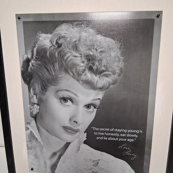 Love Lucy The Secret Of Staying Young Metal Tin Sign 17X21 Home Wall Decor - Picture 1 of 5